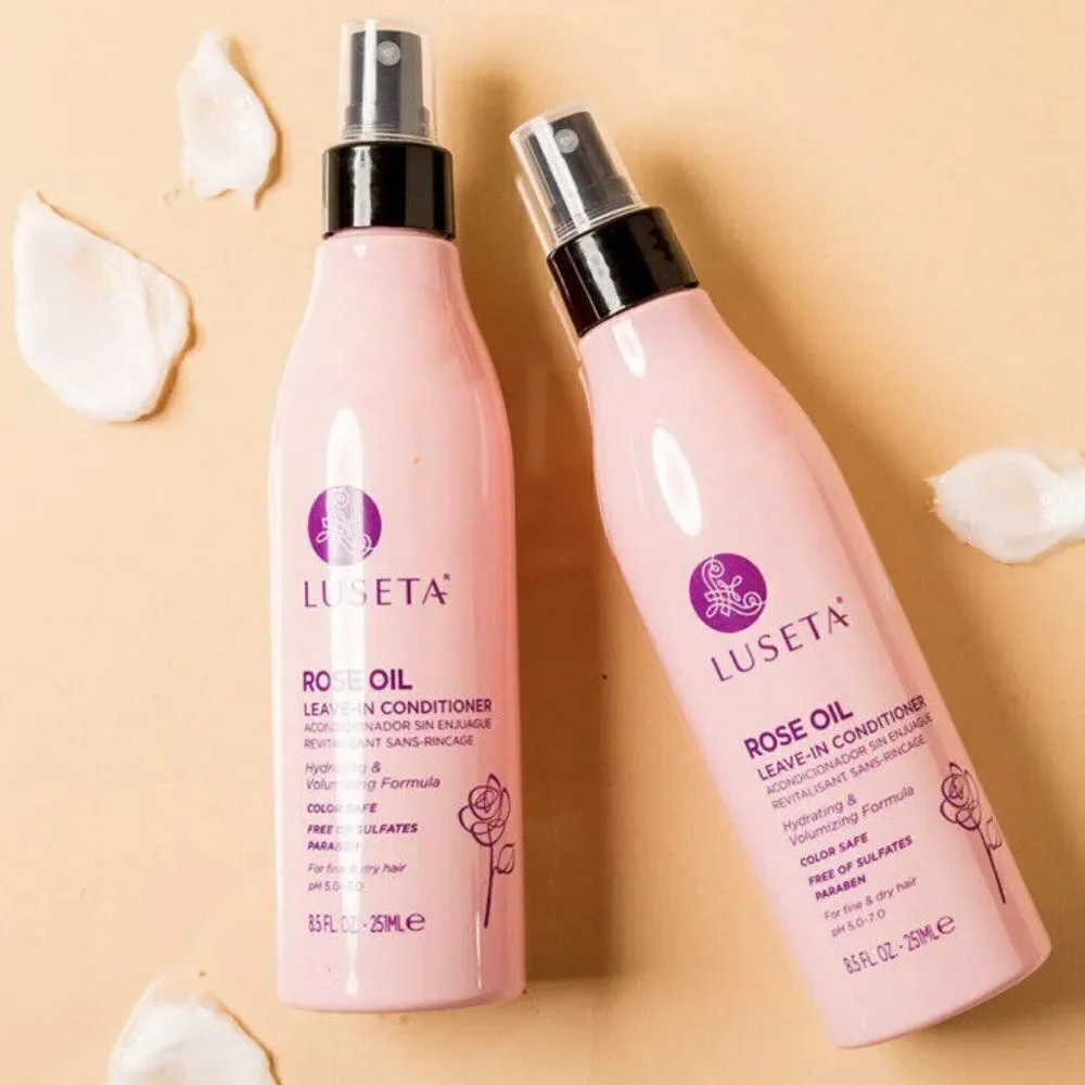 LUSETA | Rose Oil Leave-In Hair Conditioner